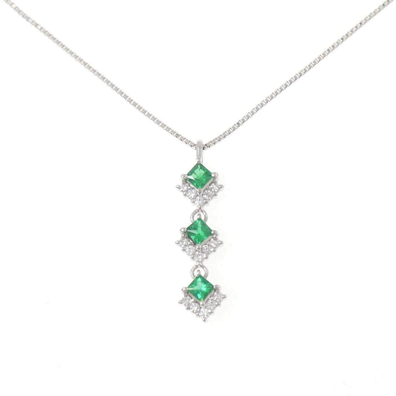 タサキ エメラルド ネックレス 0.29CT