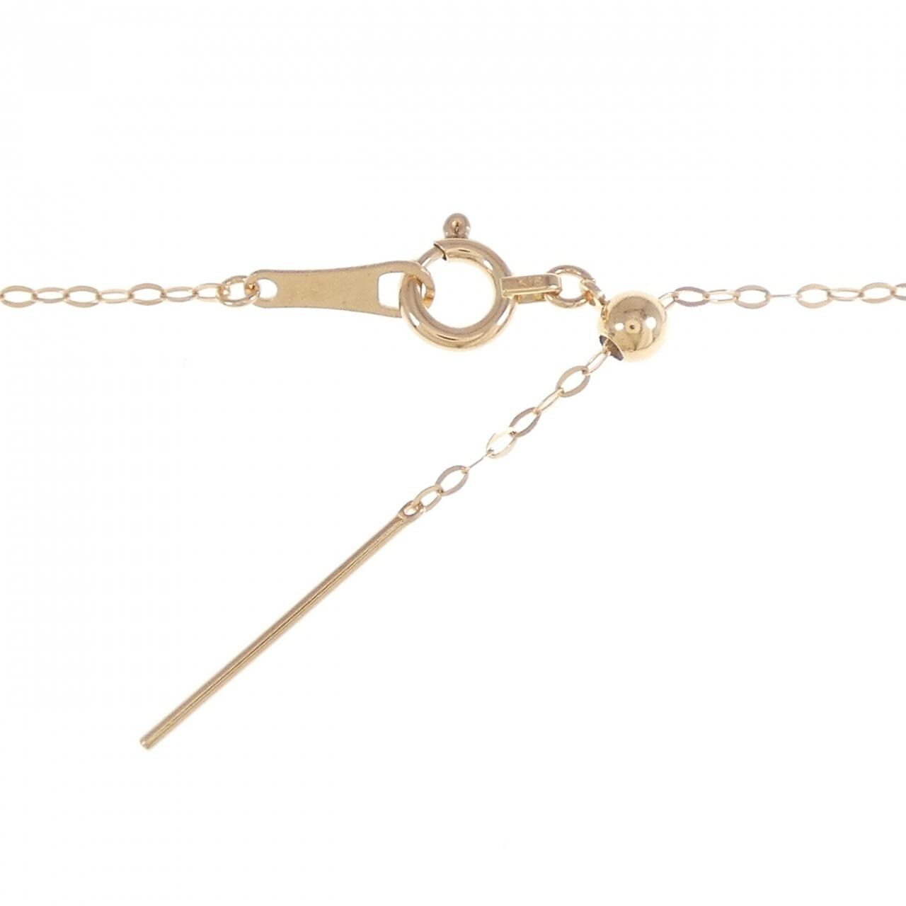 K18PG ダイヤモンド ネックレス 0.25CT