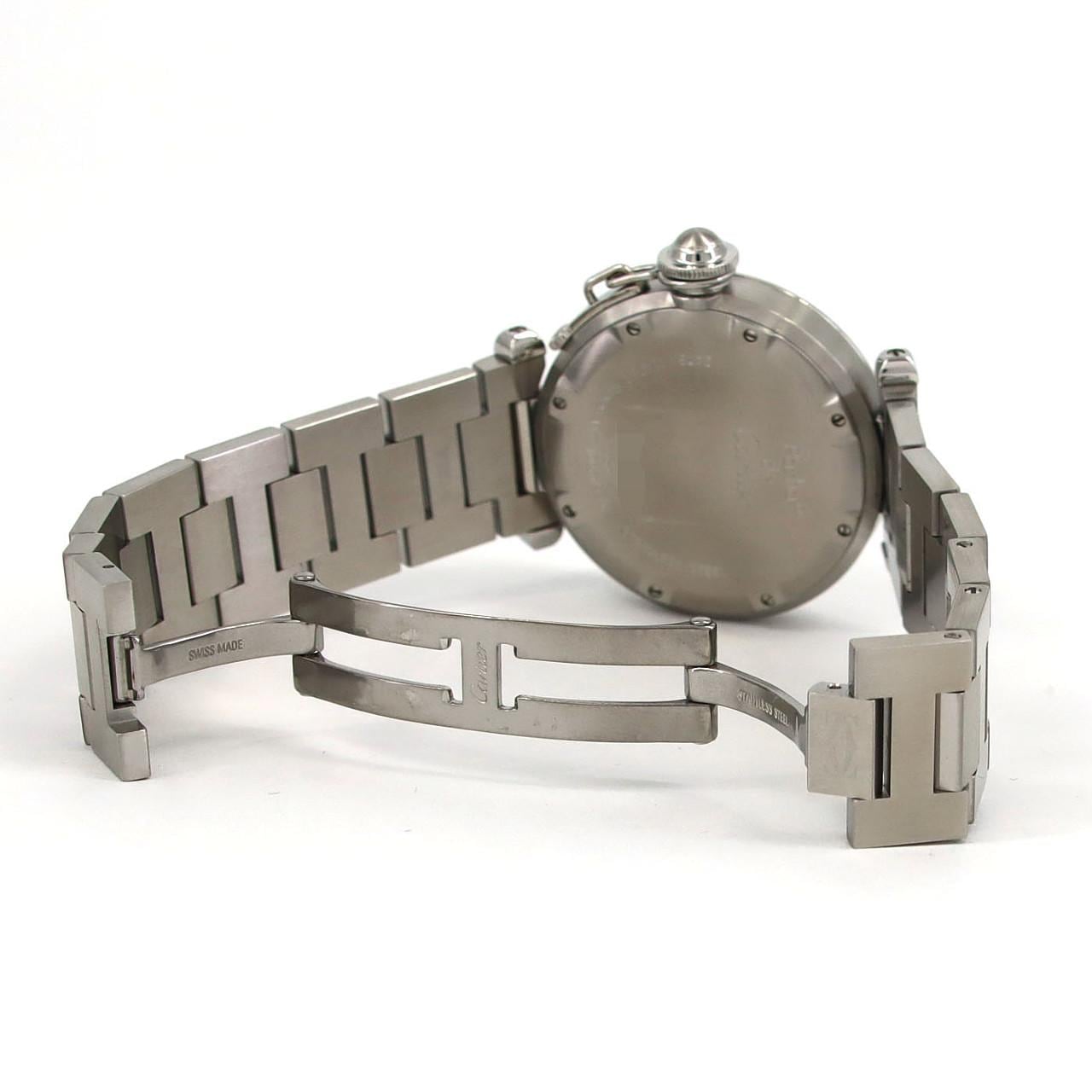 カルティエ パシャC グランデデイト W31044M7 SS 自動巻