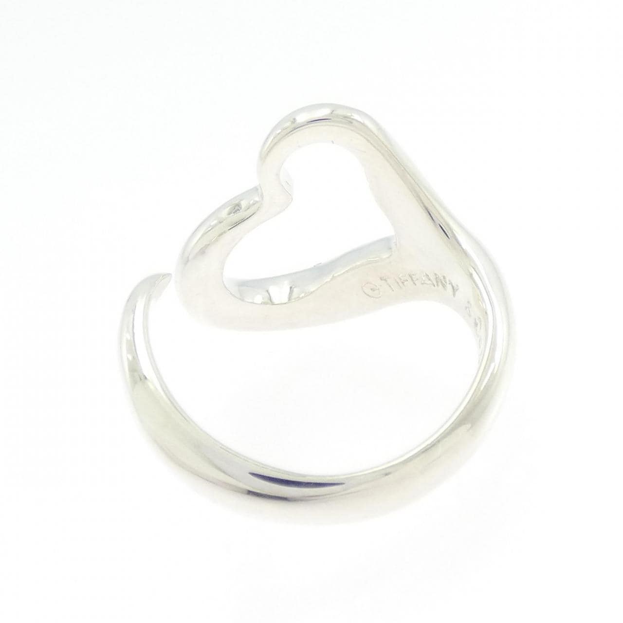 ティファニー オープンハート リング