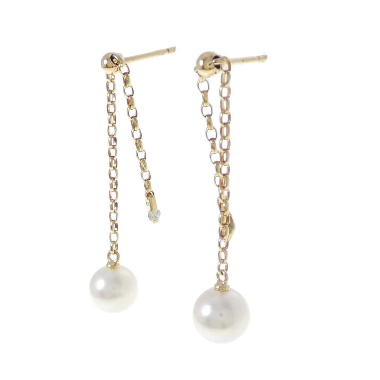 ミキモト アコヤパール ピアス 6.8mm