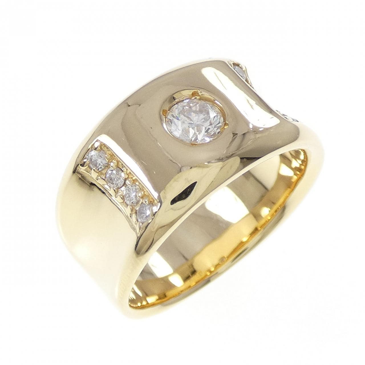 K18YG ダイヤモンド リング 0.33CT