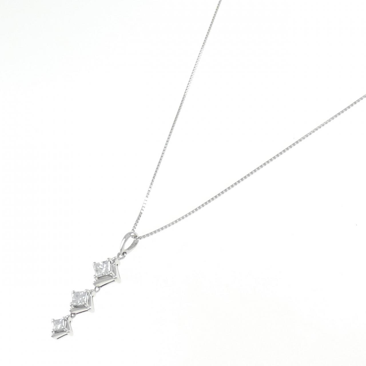 PT900/PT850 ダイヤモンド ネックレス 0.73CT