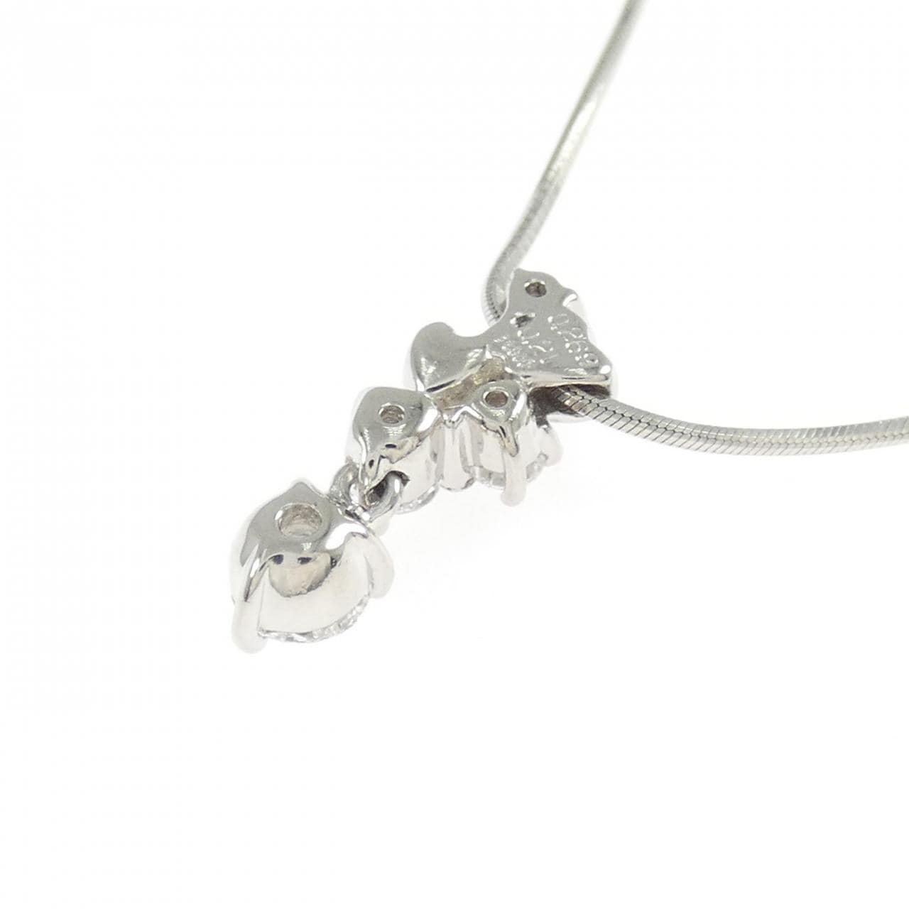 PT900/PT850 ダイヤモンド ネックレス 0.269CT