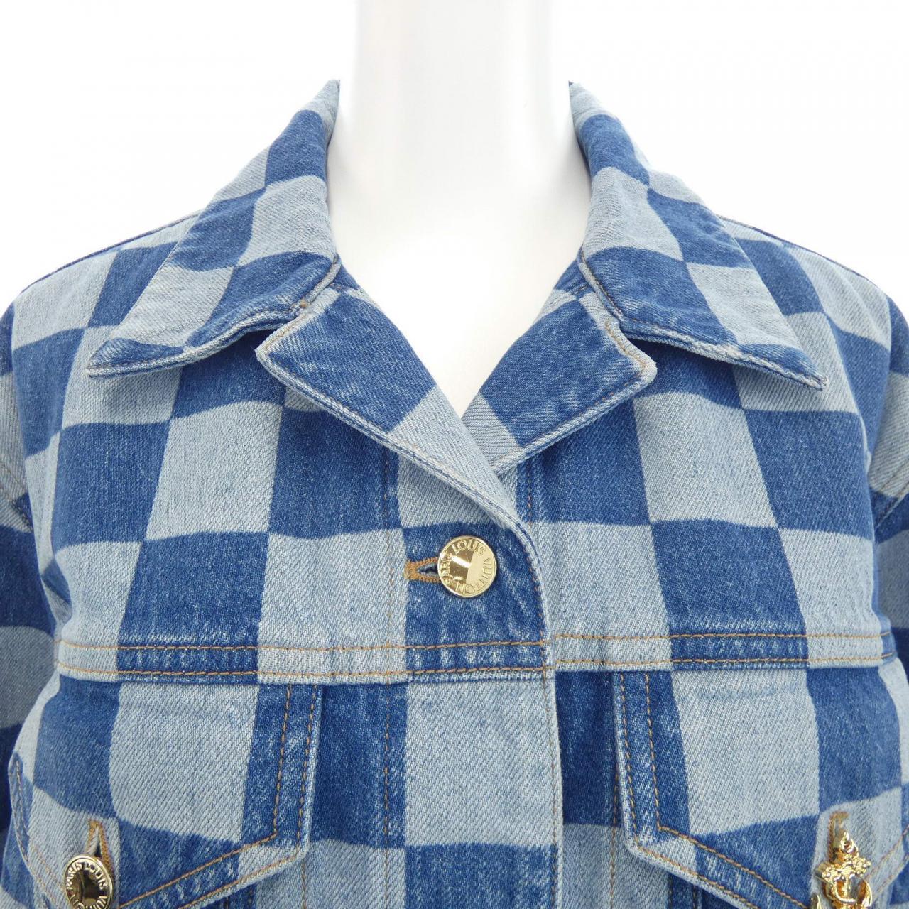 ルイヴィトン LOUIS VUITTON ダミエデニムジャケット FQJA59RXZ デニムジャケット