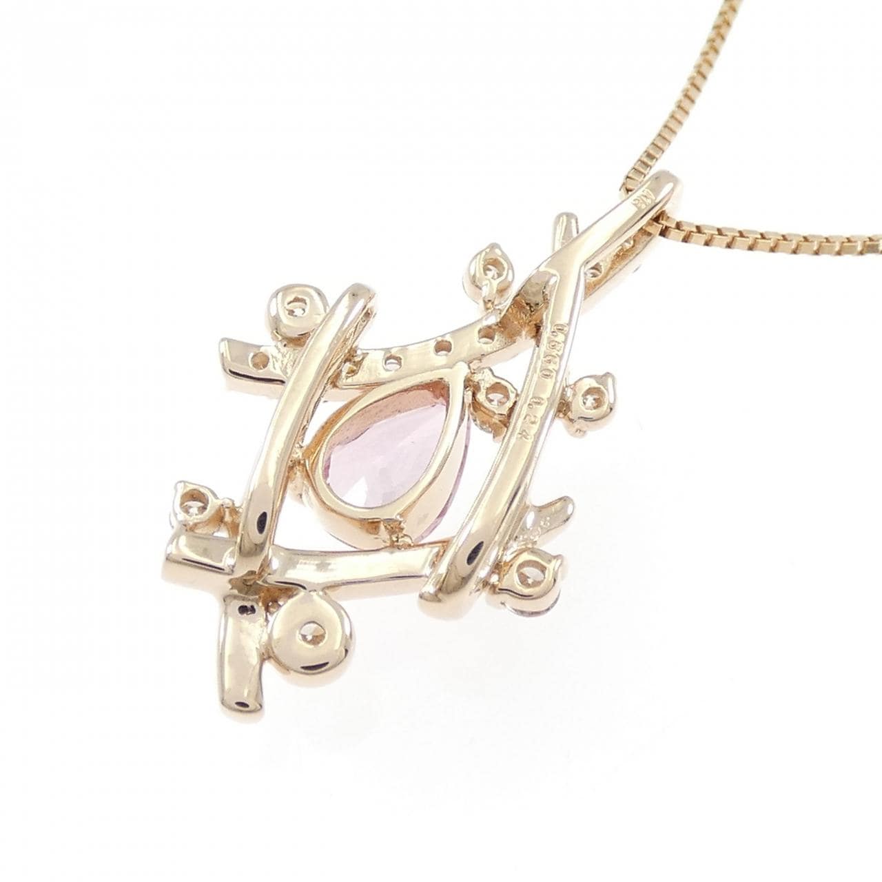 K18PG サファイヤ ネックレス 0.560CT