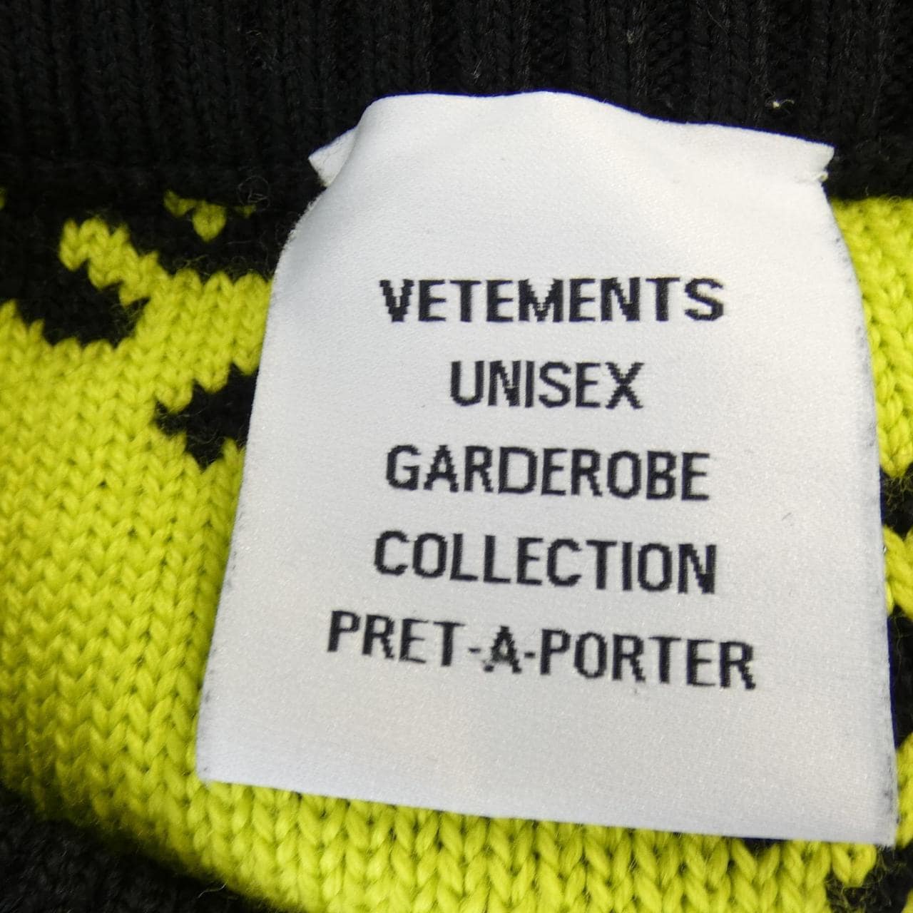 ヴェトモン VETEMENTS ニット