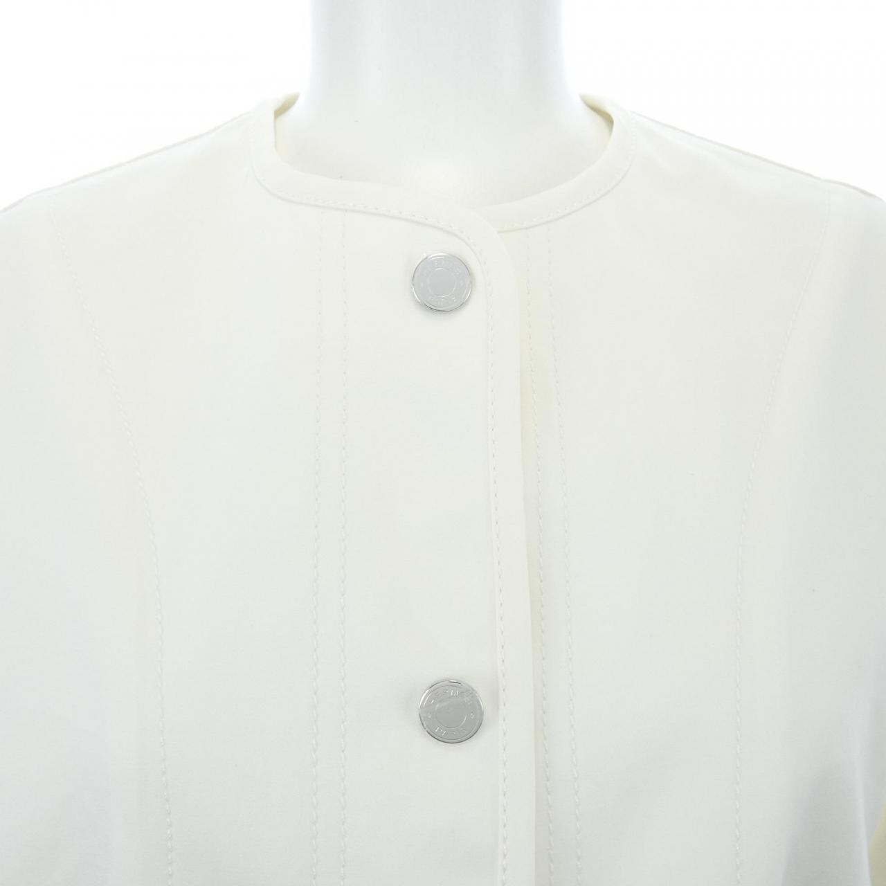 エルメス HERMES ノーカラージャケット