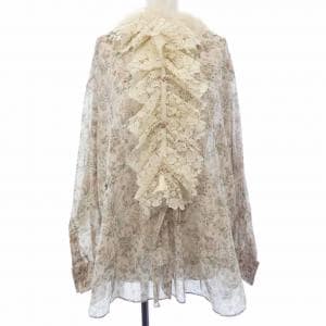 クリスチャンディオール CHRISTIAN DIOR ルーシュカラー付きブラウス 551B34A3B35 トップス