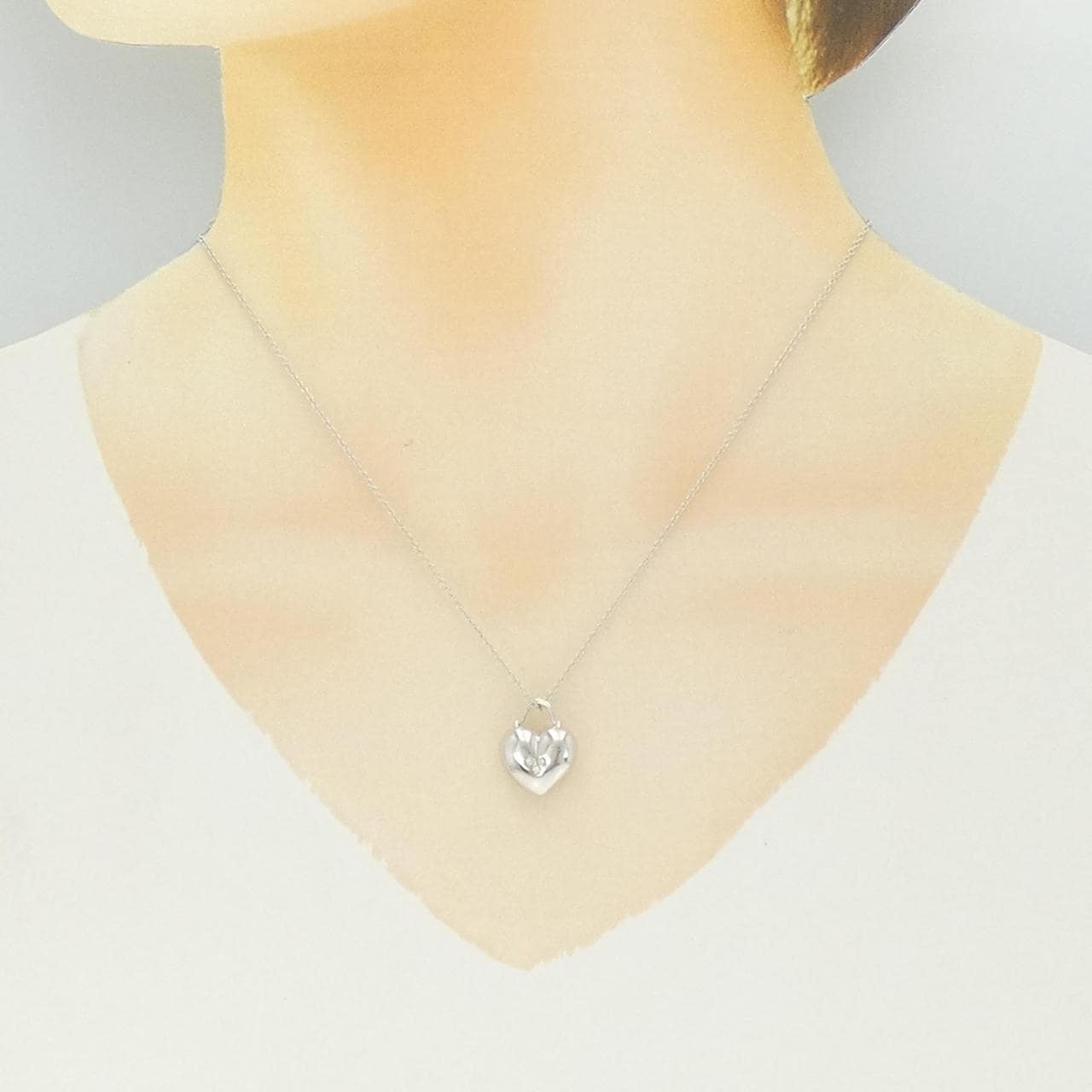 ティファニー パフハート ネックレス