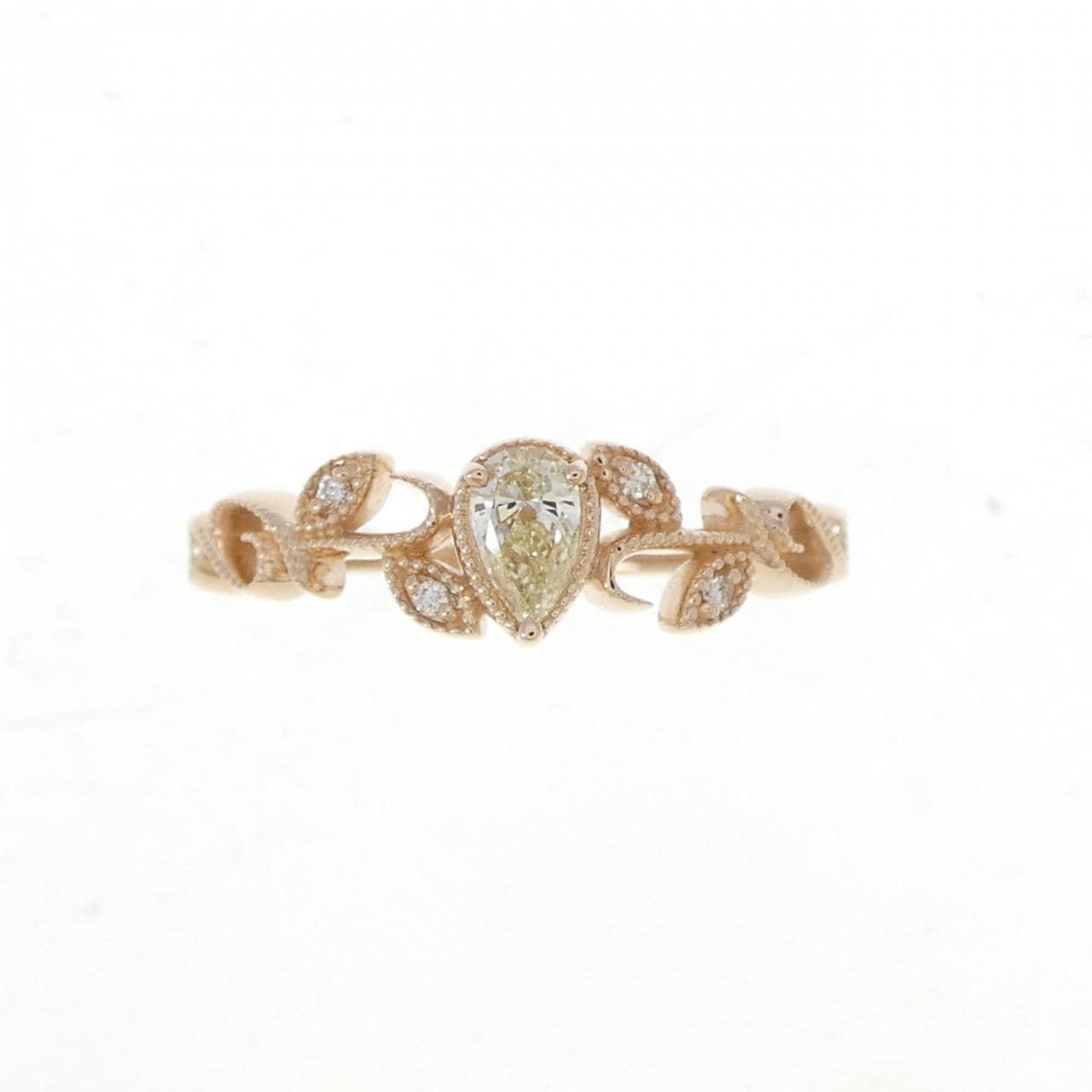 K18PG ダイヤモンド リング 0.179CT