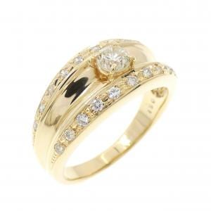 K18YG ダイヤモンド リング 0.51CT
