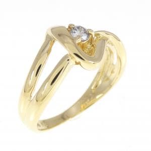 K18YG ダイヤモンド リング 0.08CT