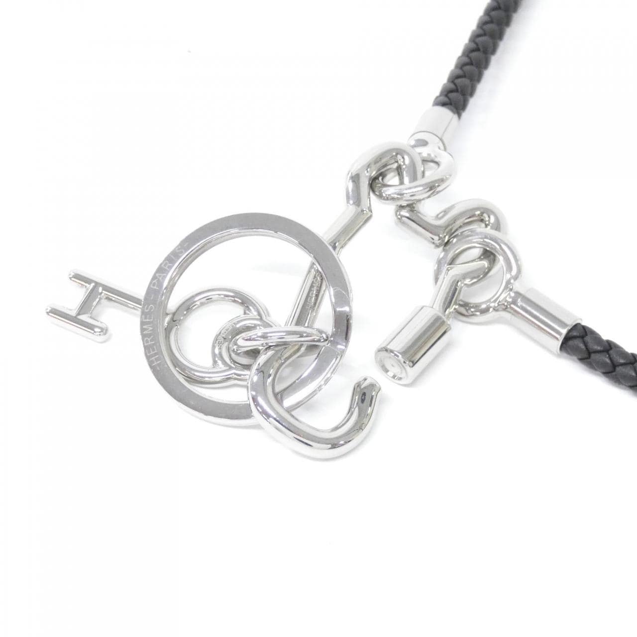 HERMES Cle Cheval Snap Hook 100025FJ Necklace