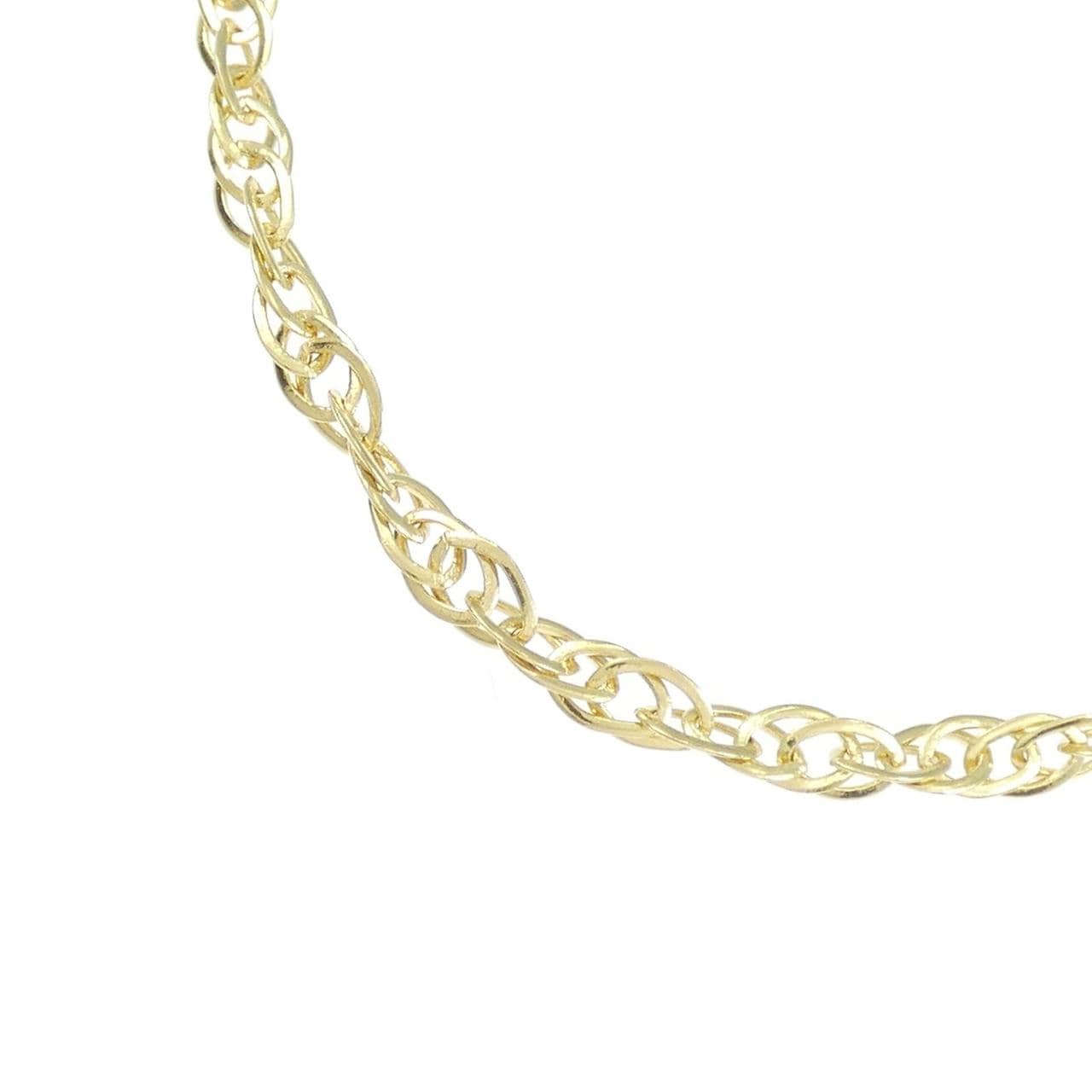 K18YG chain necklace