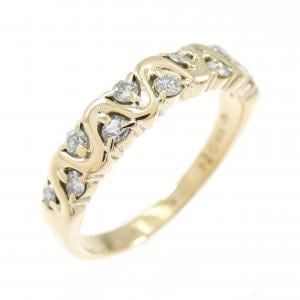 K18YG ダイヤモンド リング 0.24CT