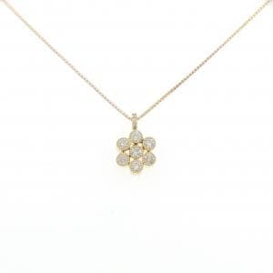 K18YG 2WAY ダイヤモンド ネックレス 0.50CT