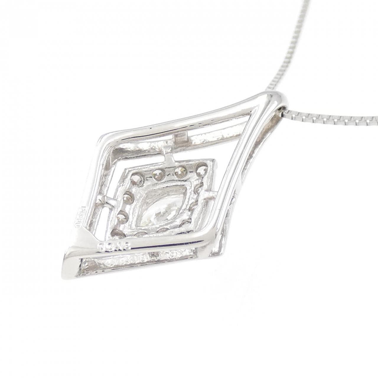 【新品】PT ダイヤモンド ネックレス 0.18CT