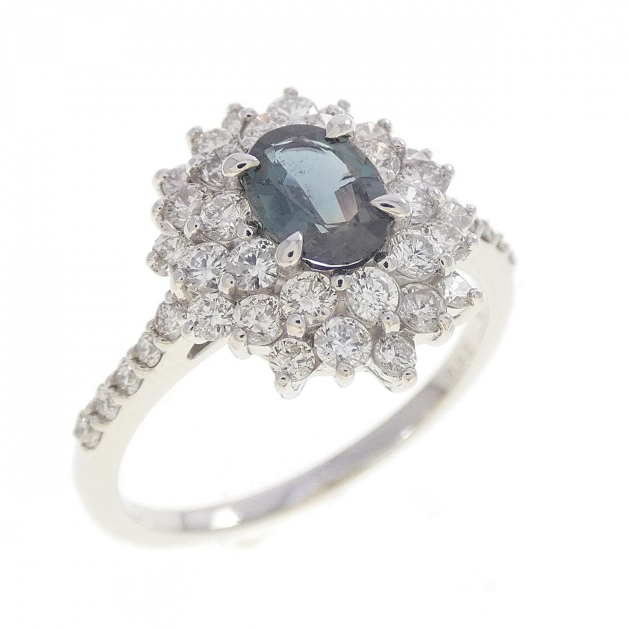 PT950 アレキサンドライト リング 0.52CT ブラジル産