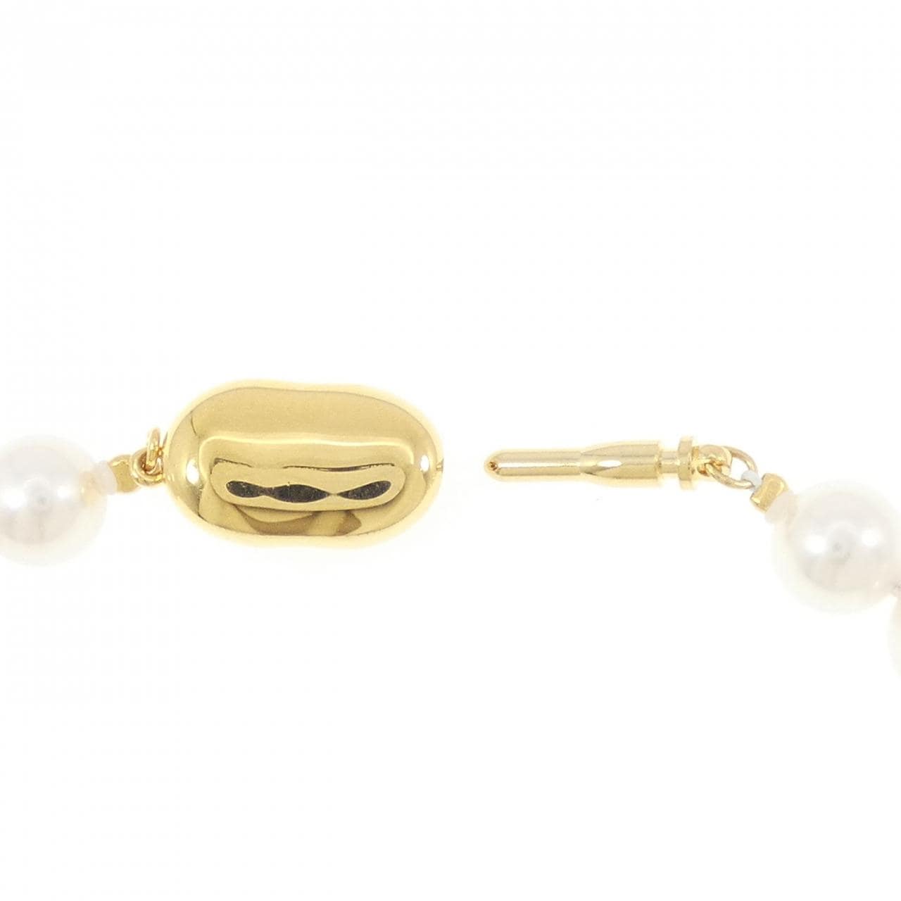 シルバークラスプ アコヤパール ネックレス 7.5-8mm