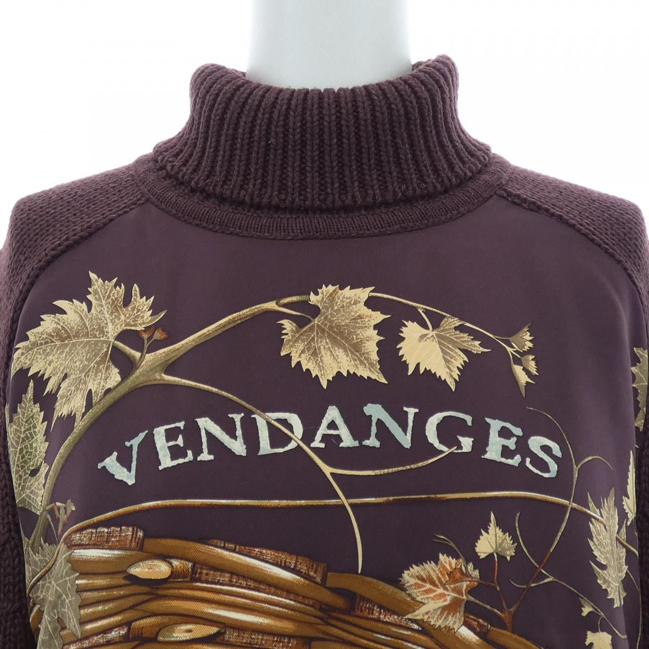 エルメス HERMES VENDANGES ツイルレーヌ. ニット