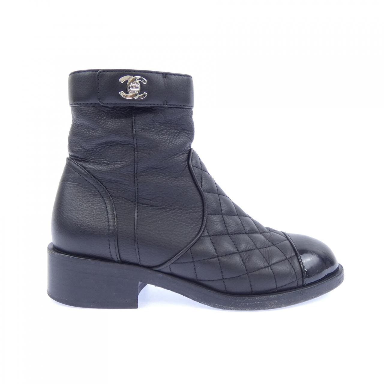 シャネル CHANEL アンクルブーツ ターンロック G36763Y55020 ブーツ