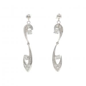 PT900 ダイヤモンド ピアス 0.58CT