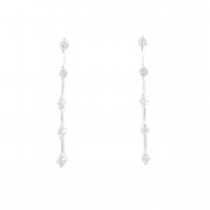 K14WG ダイヤモンド ピアス 0.20CT