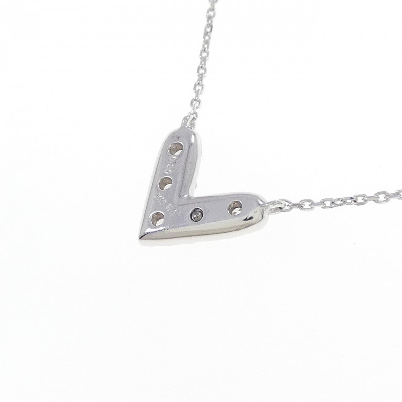 K18WG ダイヤモンド ネックレス 0.20CT