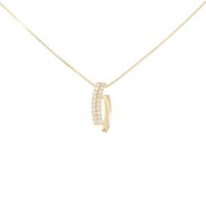 K18YG ダイヤモンド ネックレス 0.19CT