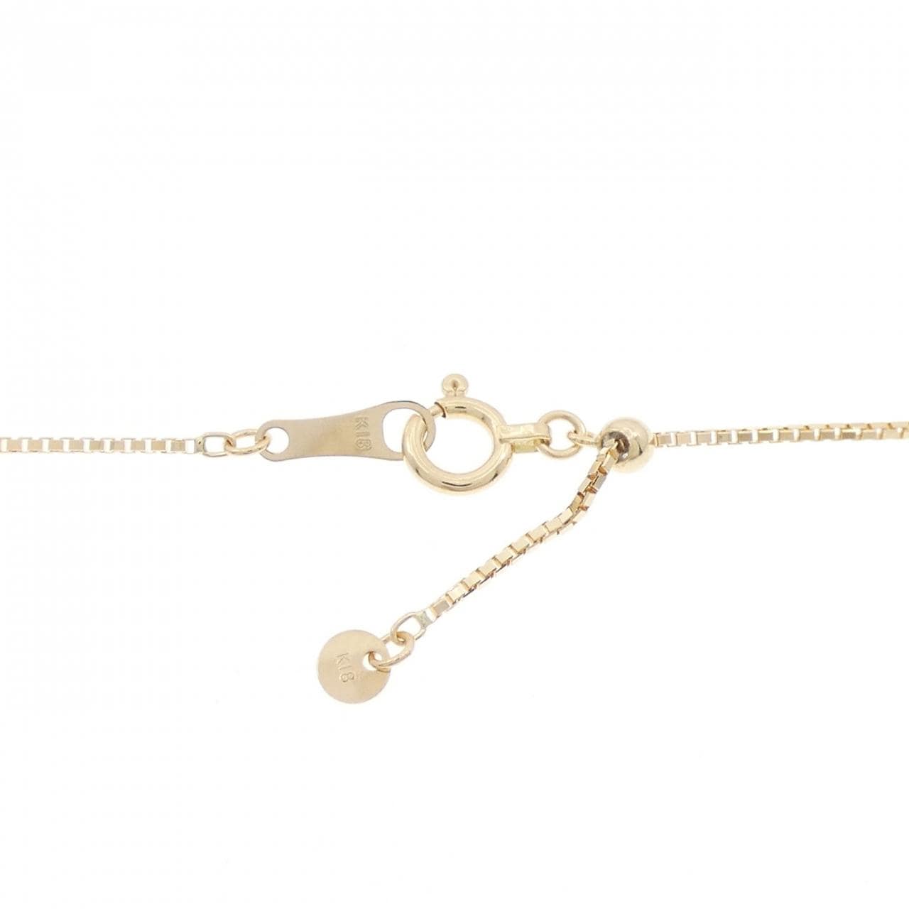 K18YG ムーン ダイヤモンド ネックレス 1.00CT