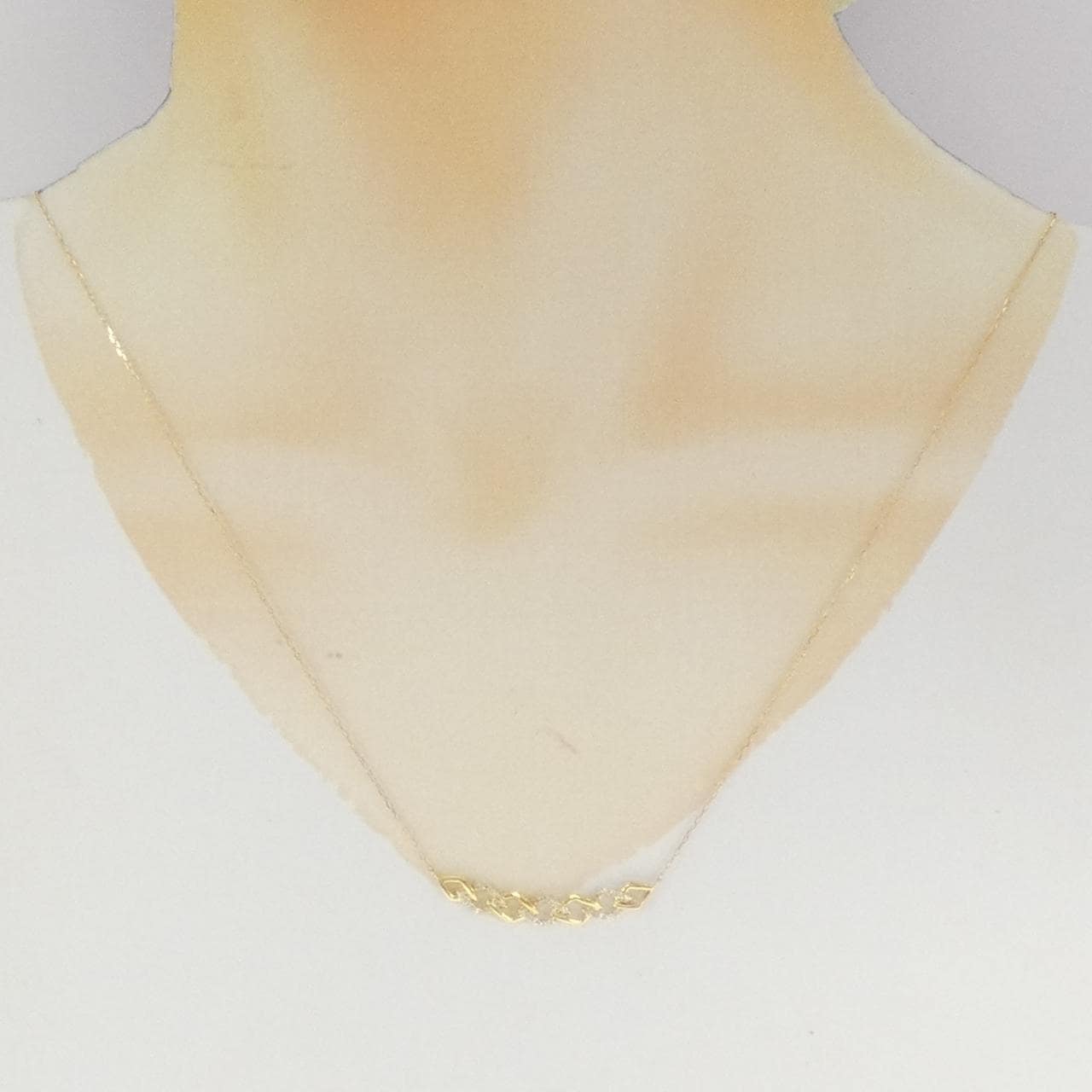 [BRAND NEW] K18YG Diamond Necklace 0.15CT