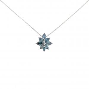 K18WG ダイヤモンド ネックレス 0.30CT