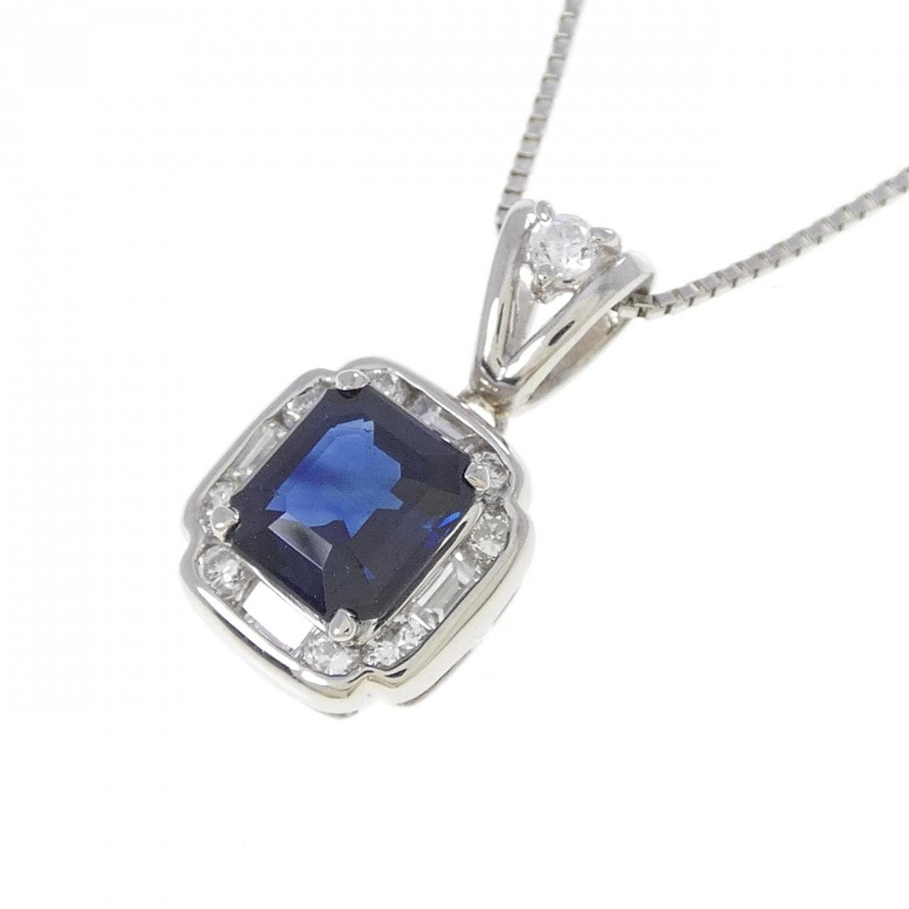 PT900/PT850 サファイヤ ネックレス 1.15CT