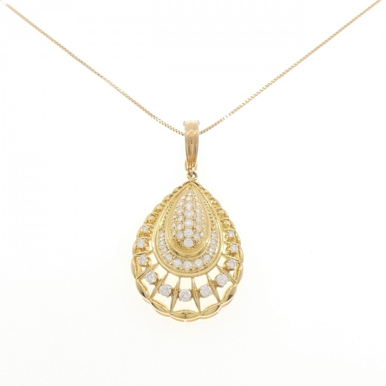 ミキモト ダイヤモンド ネックレス 0.99CT