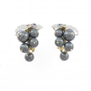 アズ タイム ヘマタイト イヤリング