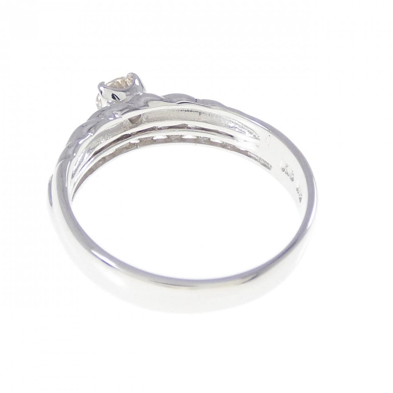 K18WG ダイヤモンド リング 0.30CT