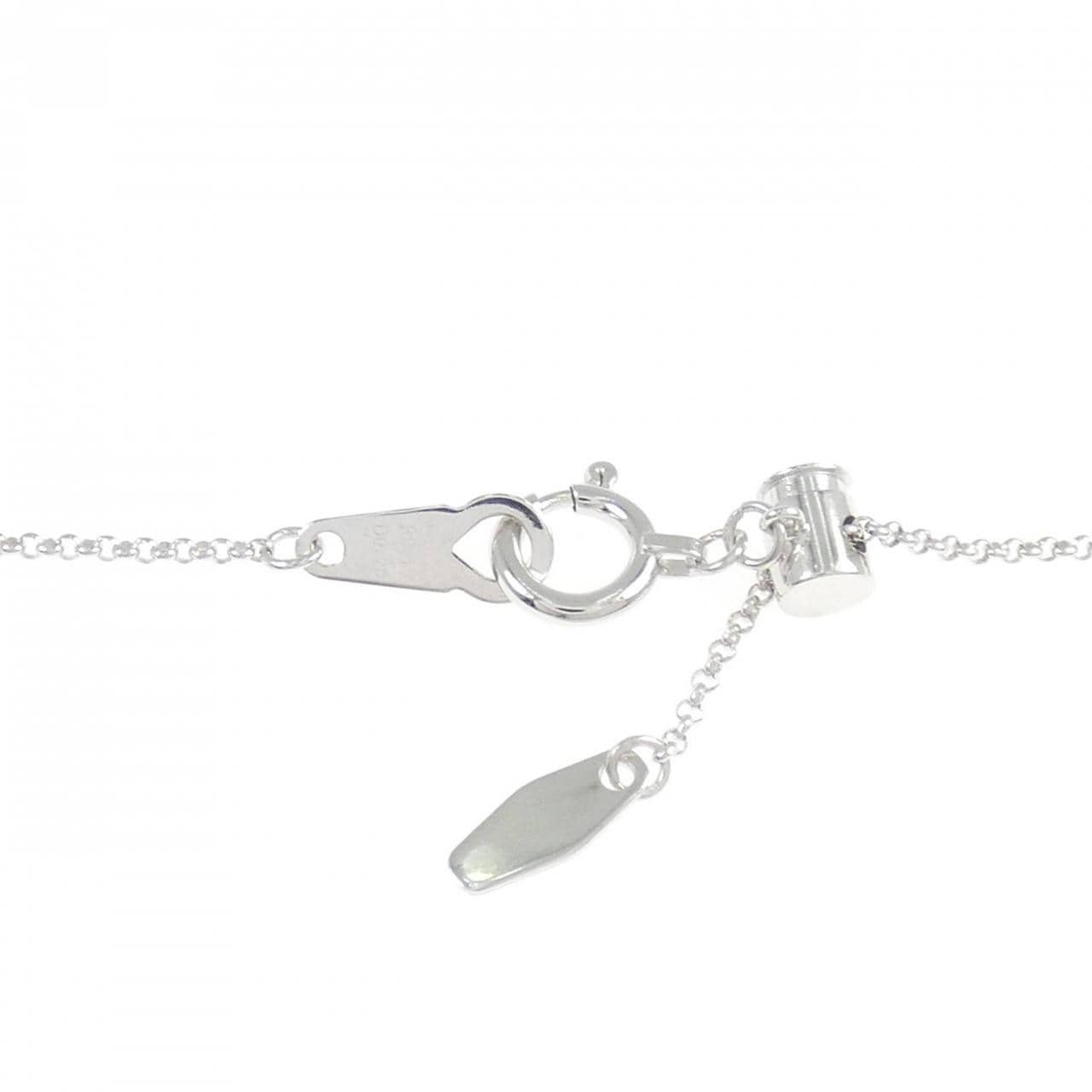 K18WG ルビー ネックレス 0.15CT