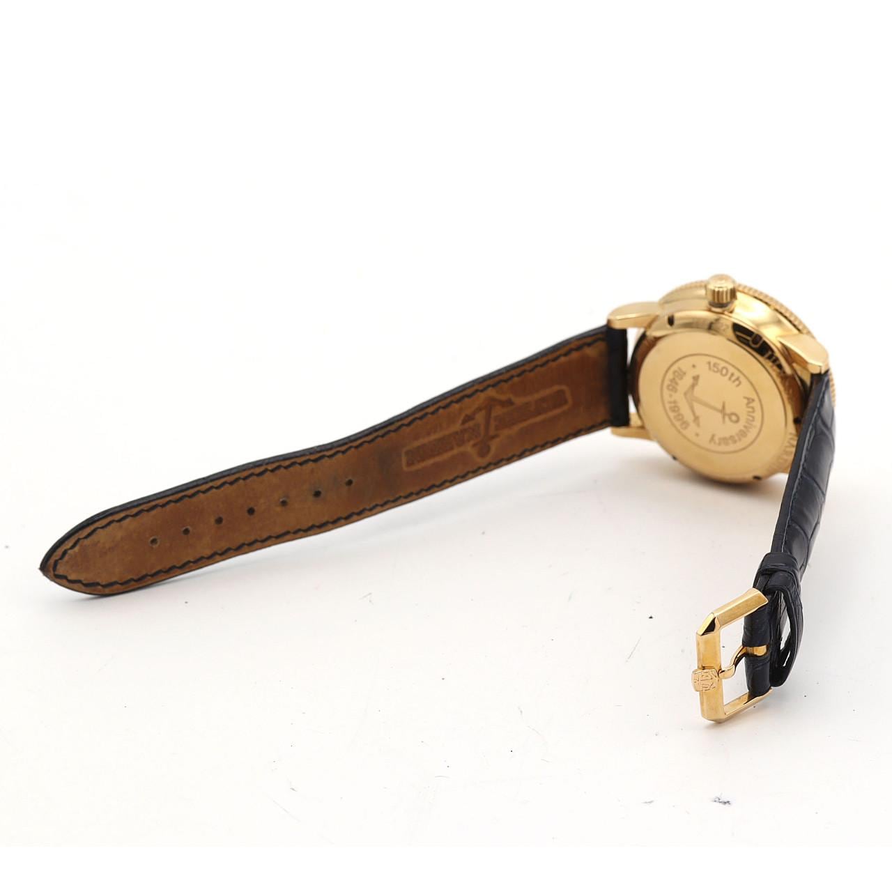 【ノーメンテナンス還元価格】ユリス･ナルダン マリーンクロノメーターYG 創業150周年記念 限定250本 266-22 YG 自動巻