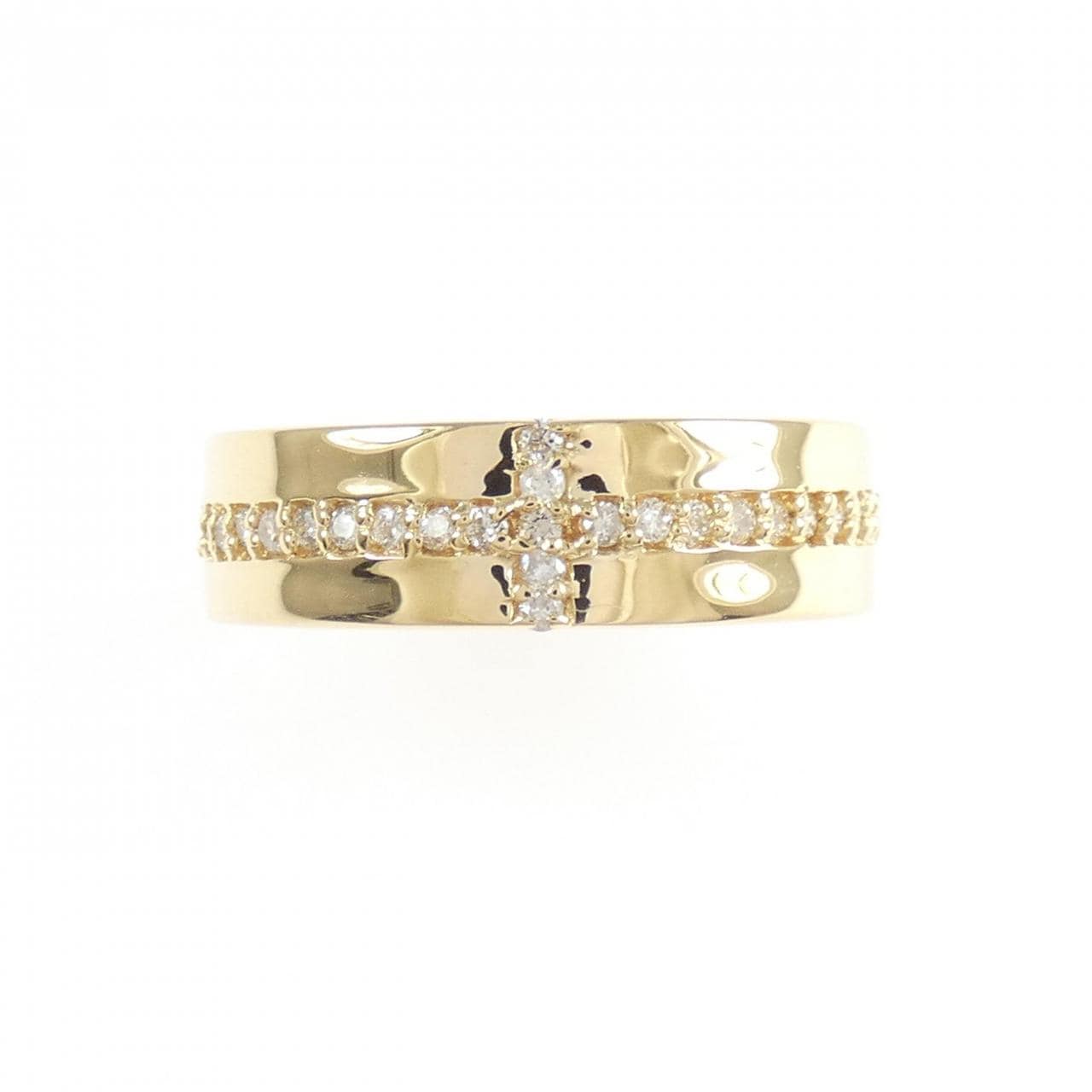 K18YG ダイヤモンド リング 0.17CT