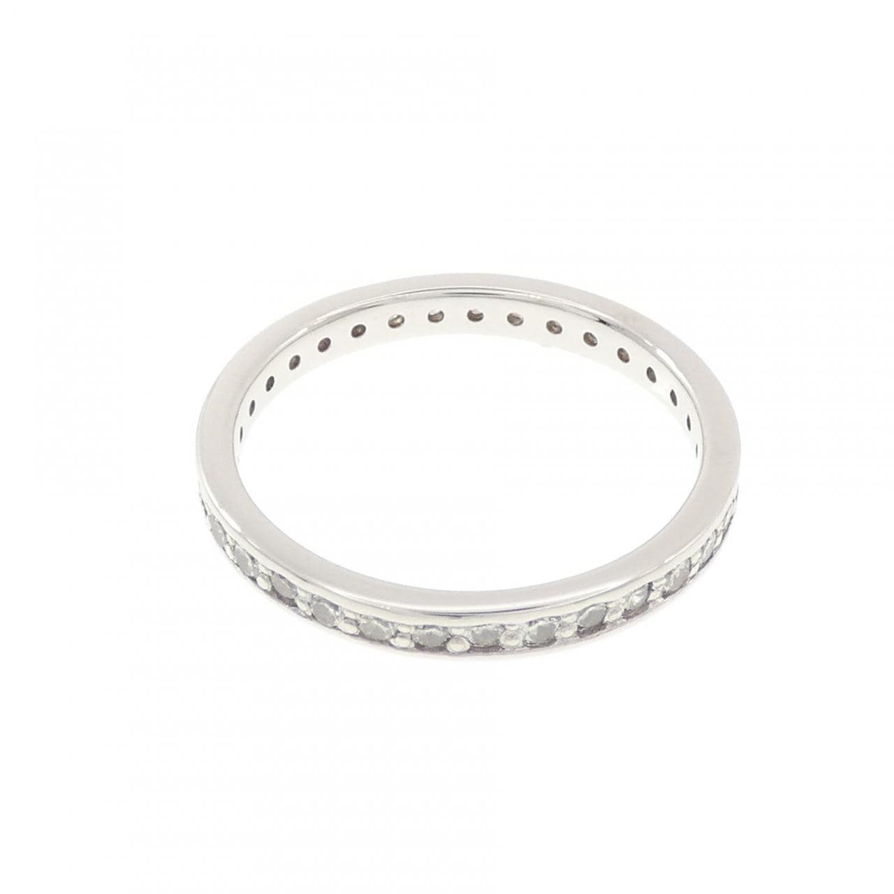 PT950 フルエタニティ ダイヤモンド リング 0.53CT