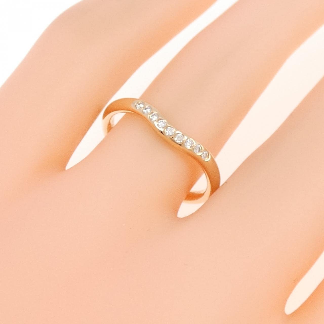 ティファニー カーブド 9P リング