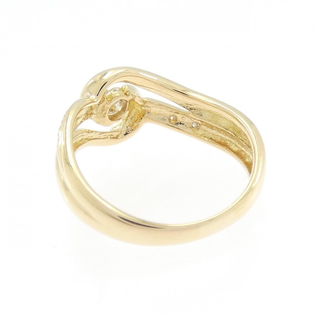 K18YG ダイヤモンド リング 0.11CT