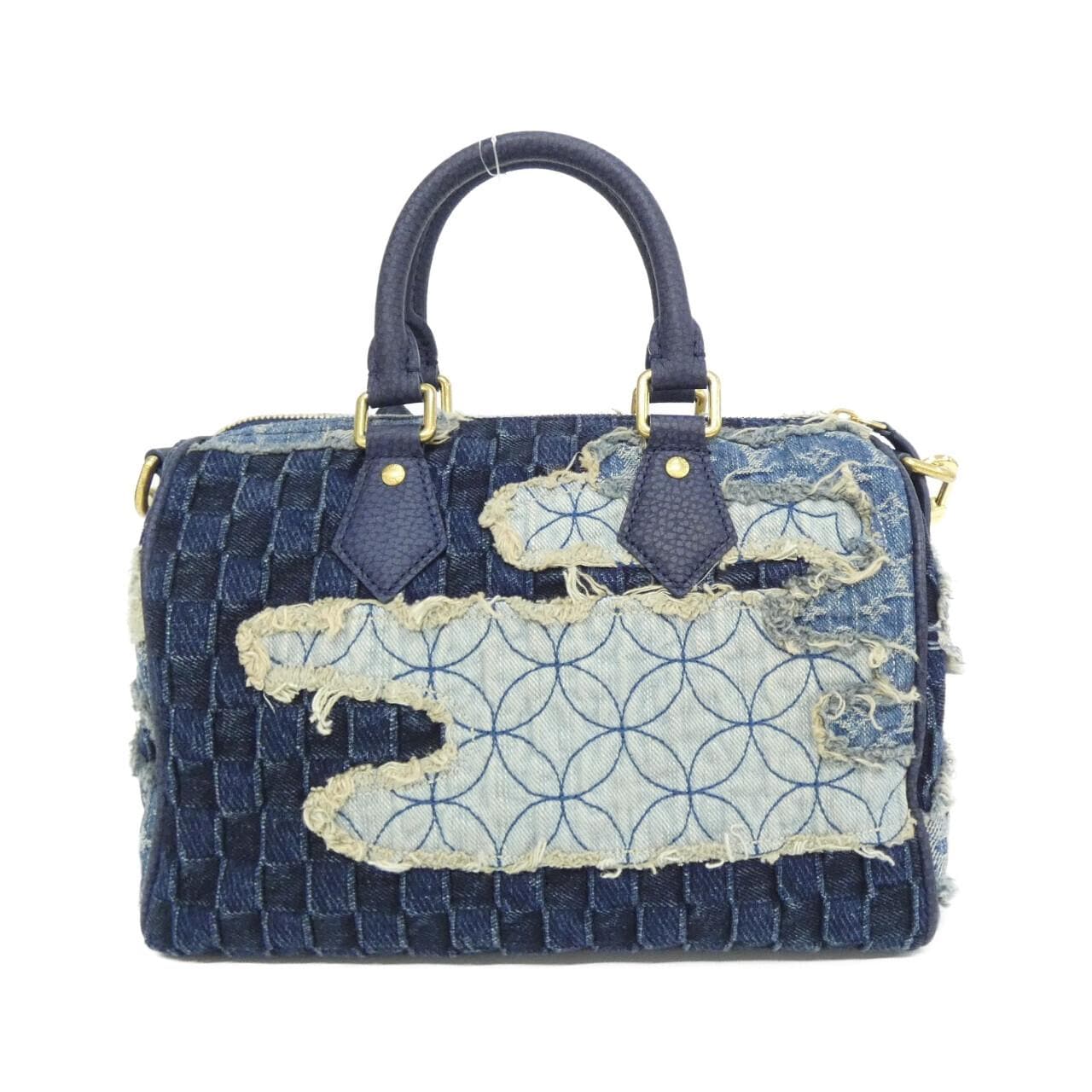 ルイヴィトン デニム ポロ ランドスケープ スピーディ バンドリエール 25cm M15276 バッグ