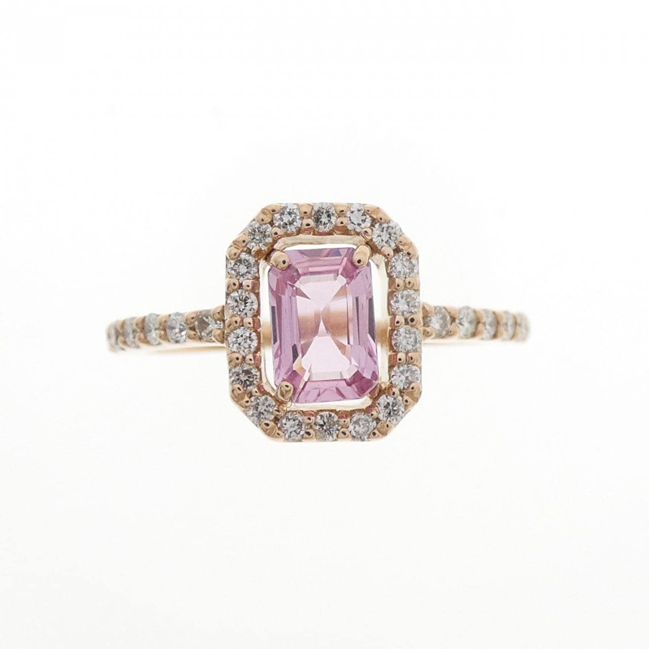 K18PG サファイヤ リング 0.558CT