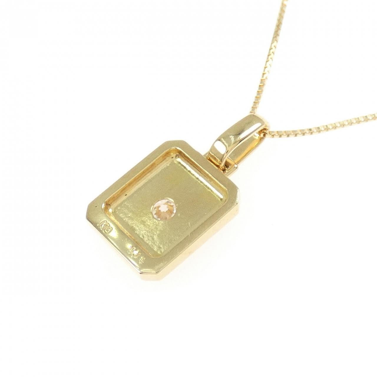 K18YG ダイヤモンド ネックレス 0.14CT