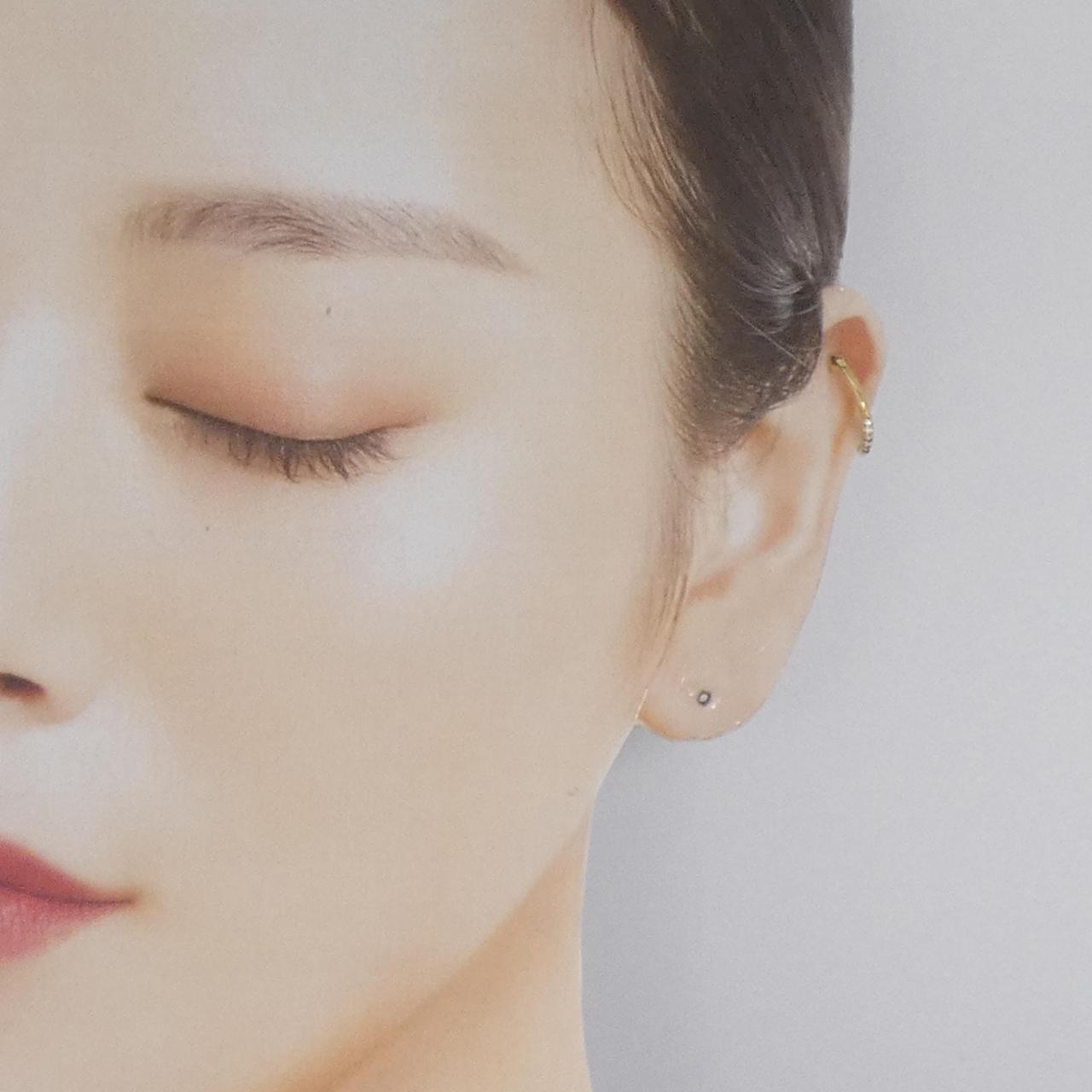 ヴァンドーム ダイヤモンド イヤーカフ 片耳