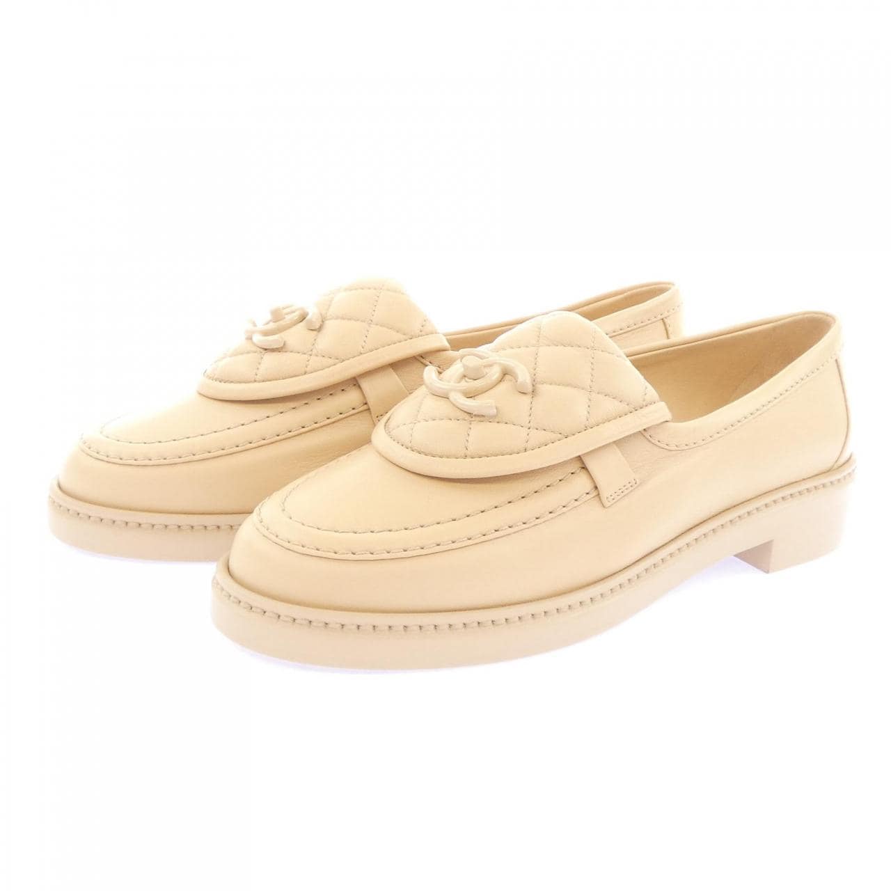 シャネル CHANEL ターンロック モカシン G45474B15482 シューズ
