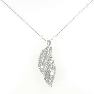 K18WG ダイヤモンド ネックレス 1.64CT