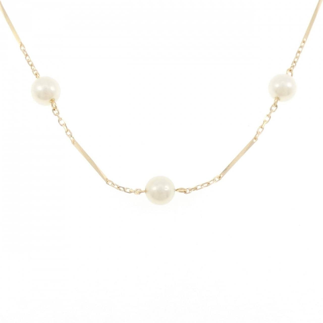 K18YG アコヤパール ネックレス 5mm